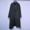 Ladies Long Black Cashmere Coat